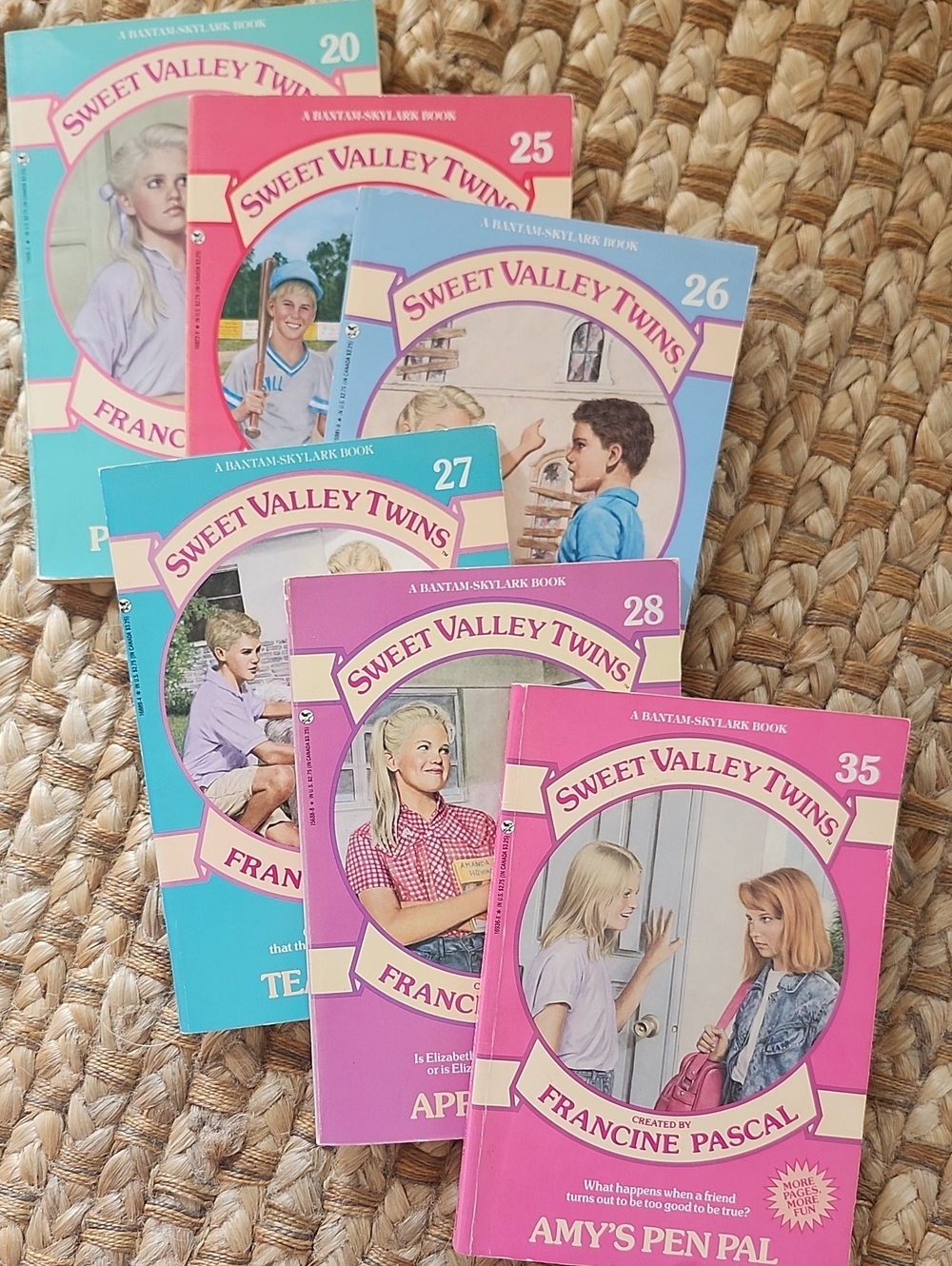 Sweet Valley Twins Book Lot - Set Of 6